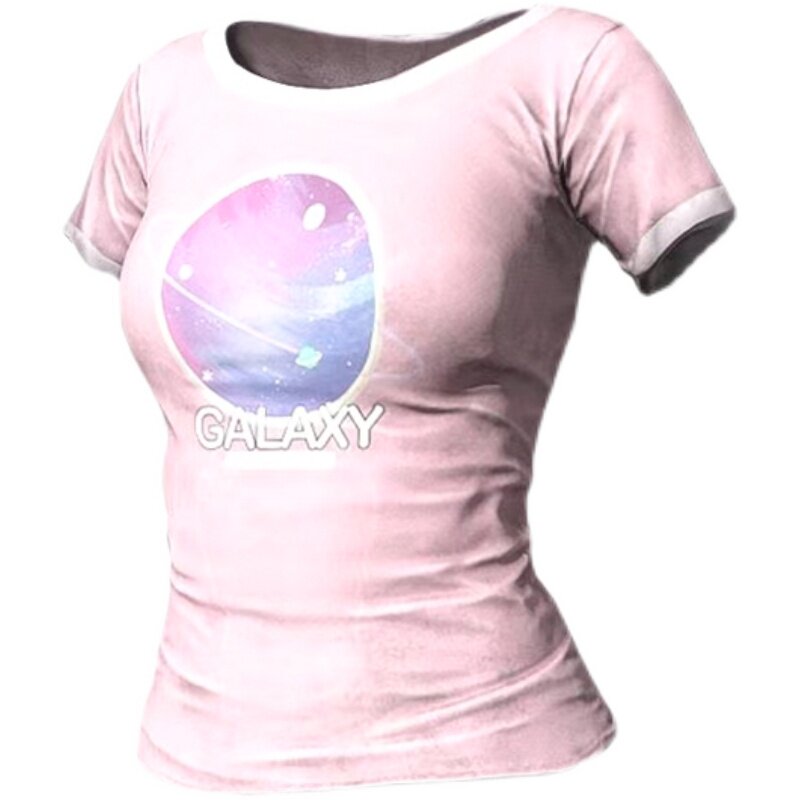 PUBG绝地求生皮肤 她的银河T恤粉色短袖 吃鸡端游CDK兑换码永久