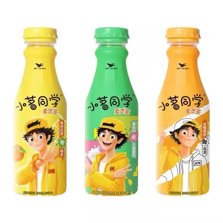 统一小茗同学5瓶装溜溜哒青柠红茶调味茶饮料瓶装尝鲜装多省包邮