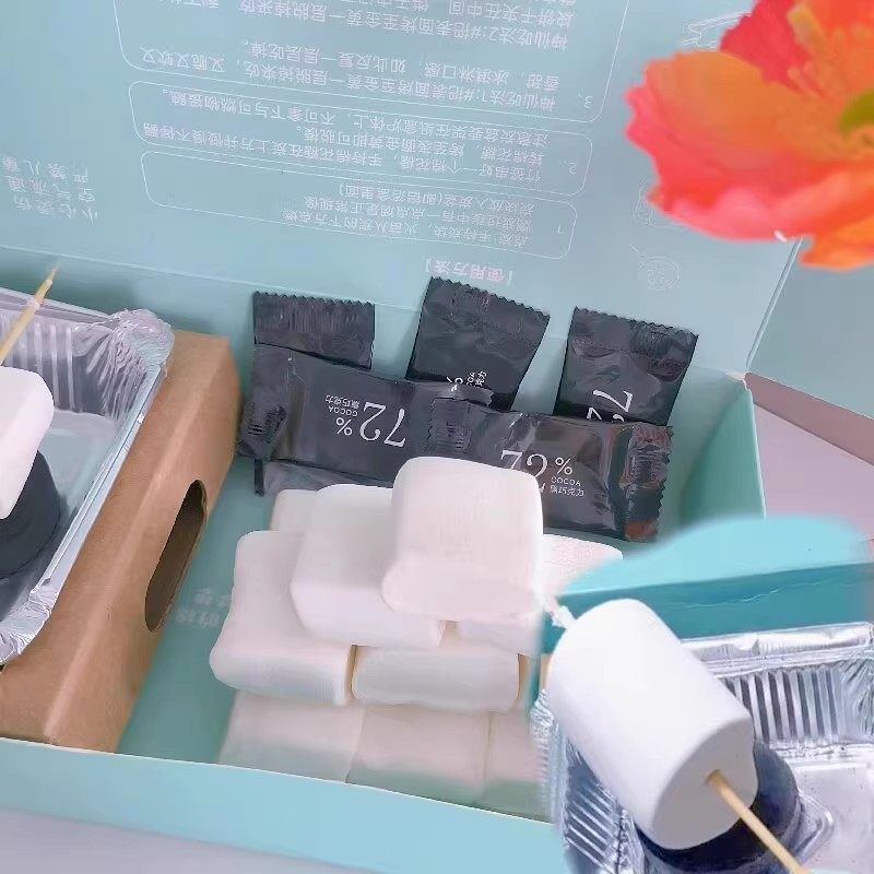 自嗨炉炭烤棉花糖自制手工DIY围炉碳烧烤可以烤的棉花糖爆款零食,淘宝优惠券,粉丝福利购,淘宝优惠卷