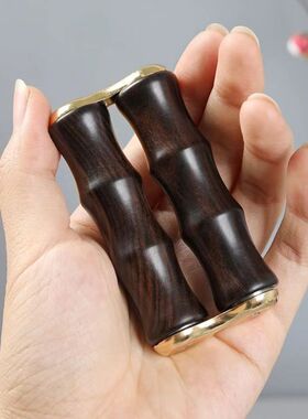 紫檀木手部滚轮按摩器锻炼手指灵活老人养生锻炼手指训练器