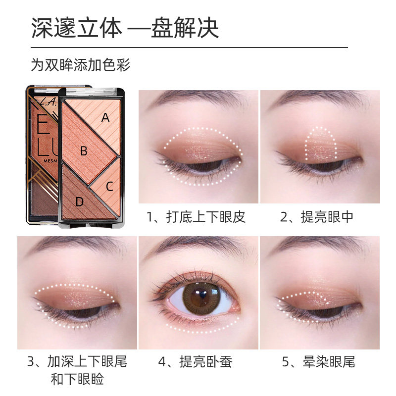l.a. girl洛杉矶女孩lagirl眼影盘 Cycle海外眼影
