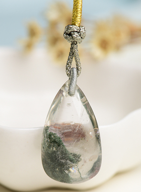 SHAHD男女款绿幽灵聚宝盆吊坠