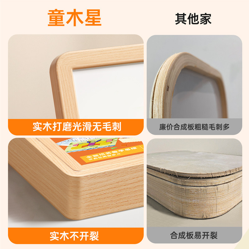 七巧板磁力拼图专注力训练2益智动脑3到6岁智力木质积木儿童玩具4,淘宝优惠券,粉丝福利购,淘宝优惠卷