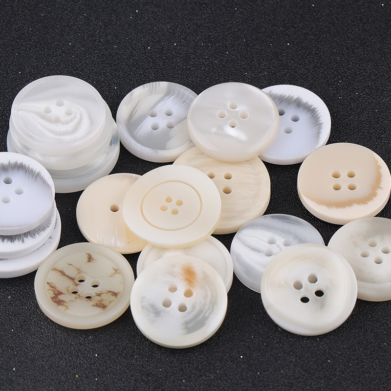 树脂纽扣扣子男女风衣妮子大衣圆形白色钮扣高档西装外套上衣配件,淘宝优惠券,粉丝福利购,淘宝优惠卷