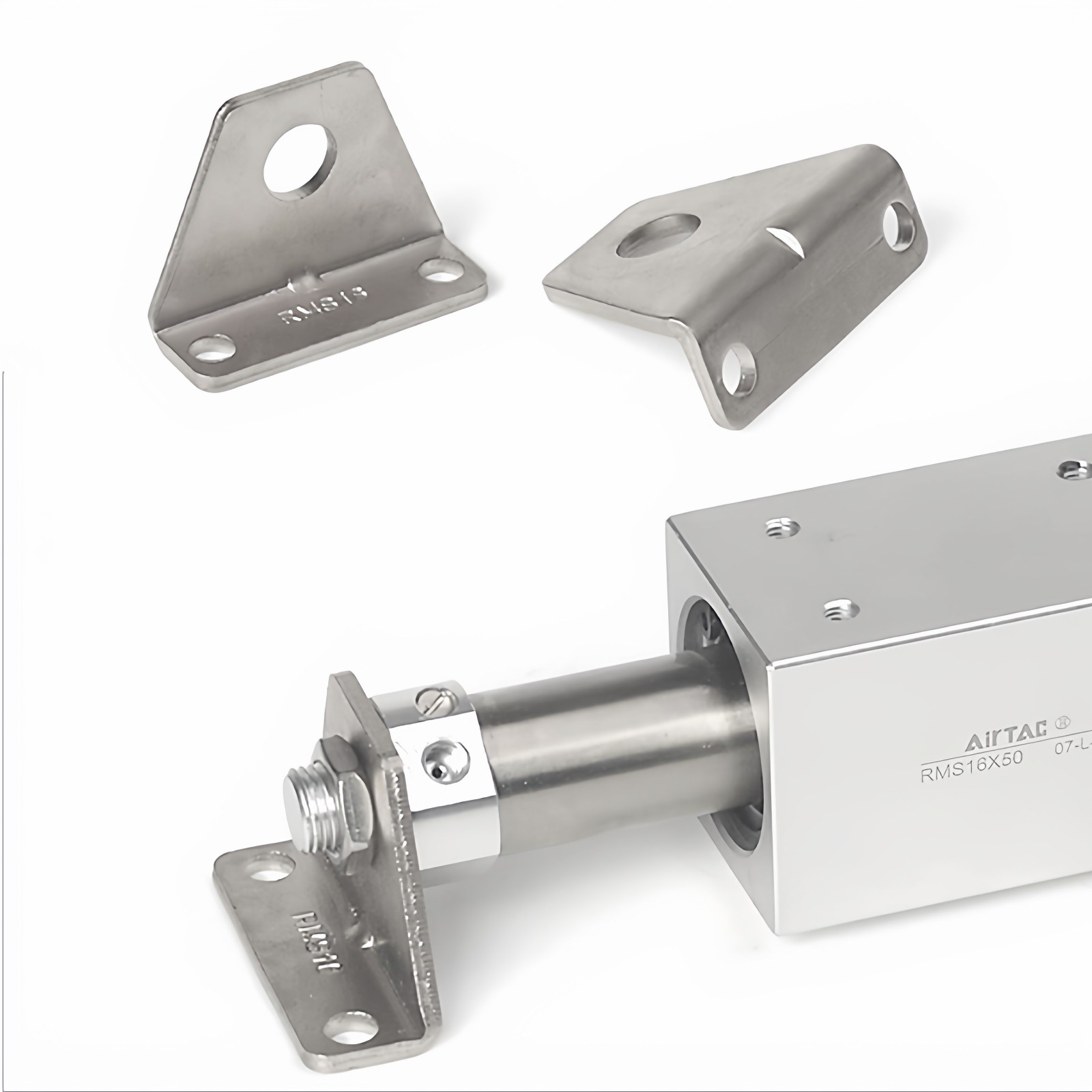 亚德客F-RMS10LB F-RMS16 20 25 32 40无杆气缸支架脚架安装底座,淘宝优惠券,粉丝福利购,淘宝优惠卷