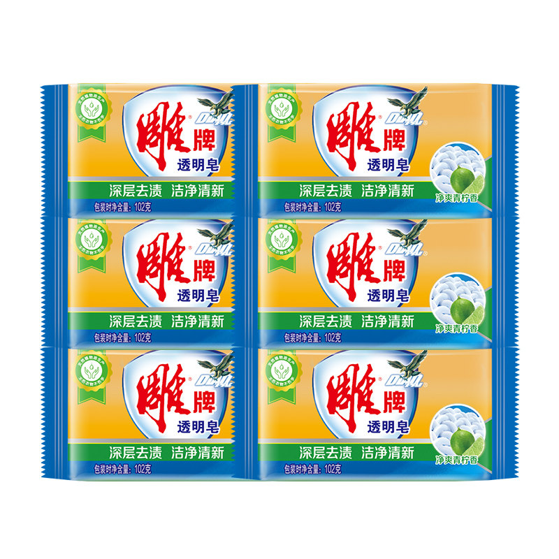 雕牌102g*6块家庭装内衣批洗衣皂 厚喆家居洗衣皂