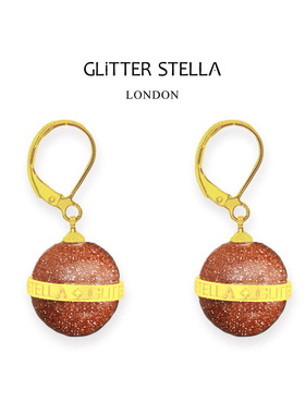GLITTERSTELLA耳环金沙石