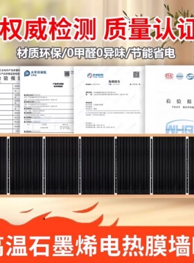 德国石墨烯发热墙贴取暖器发热片电热膜壁挂墙暖气片家用加热保温