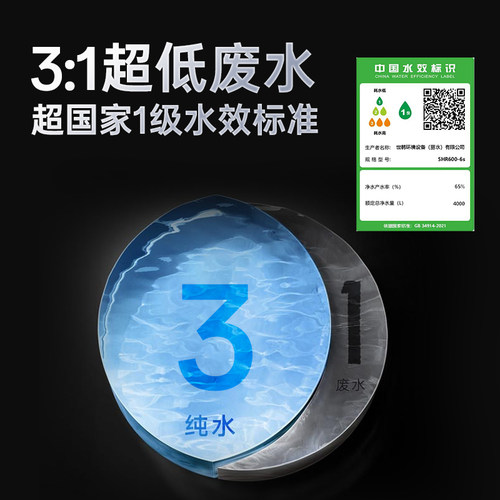 世韩600G大通量零陈水家用反渗透净水器富锶矿化3L大流速纯水机 - 图2
