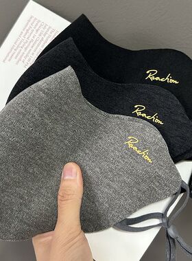 无痕保暖口罩女秋冬百搭2026新款高颜值加厚防风寒骑行面罩男透气