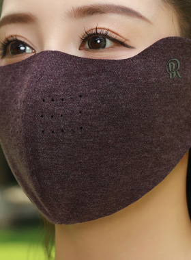 无痕保暖冬季女口罩可调节防风高颜值亲肤休闲面罩护眼角防寒遮阳