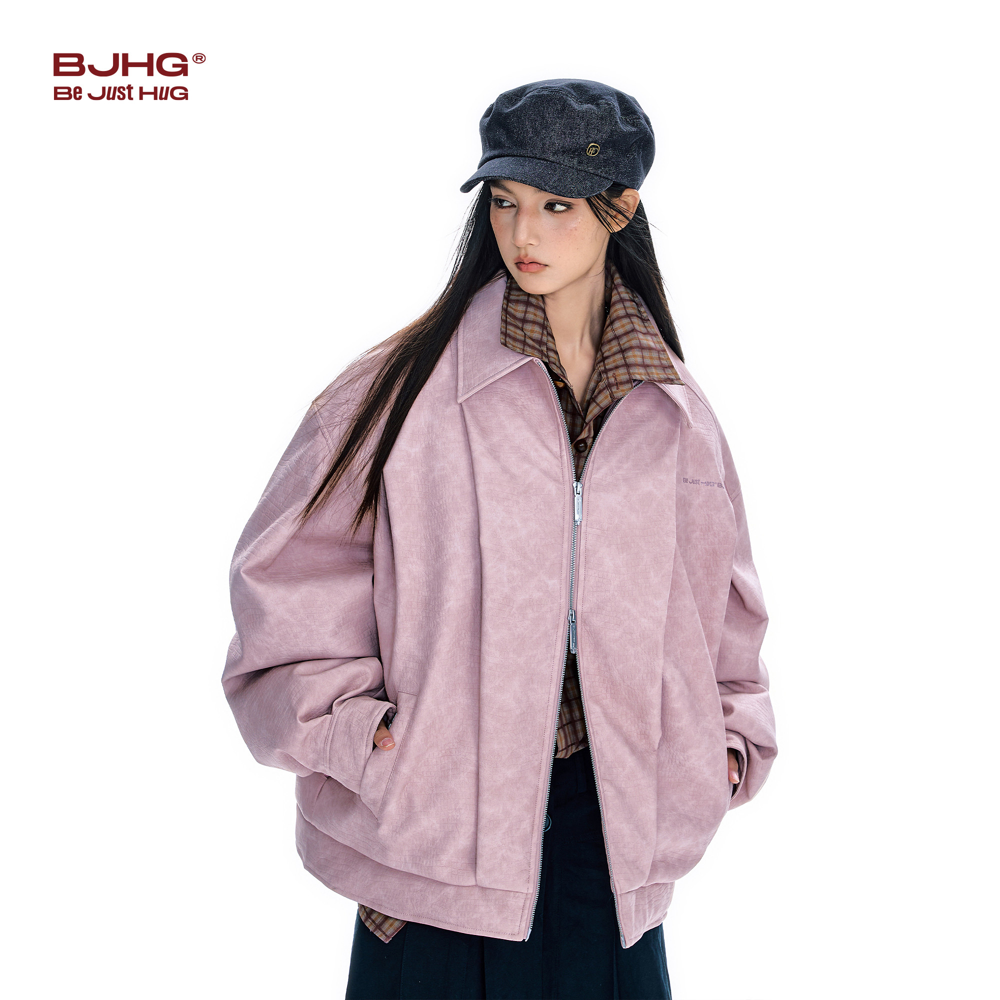 BJHG不计后果仿鳄鱼皮棉服男款冬季新款加厚外套棉袄防寒服冬装女,淘宝优惠券,粉丝福利购,淘宝优惠卷