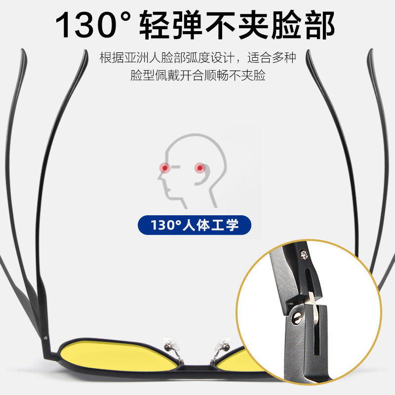 偏光夜视镜男高清夜间晚上开车长途 c大shu夜视镜