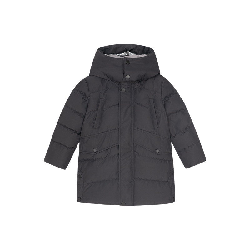暇步士童装男童长款羽绒服小童宝宝冬季新款加厚外套儿童保暖上衣 - 图3