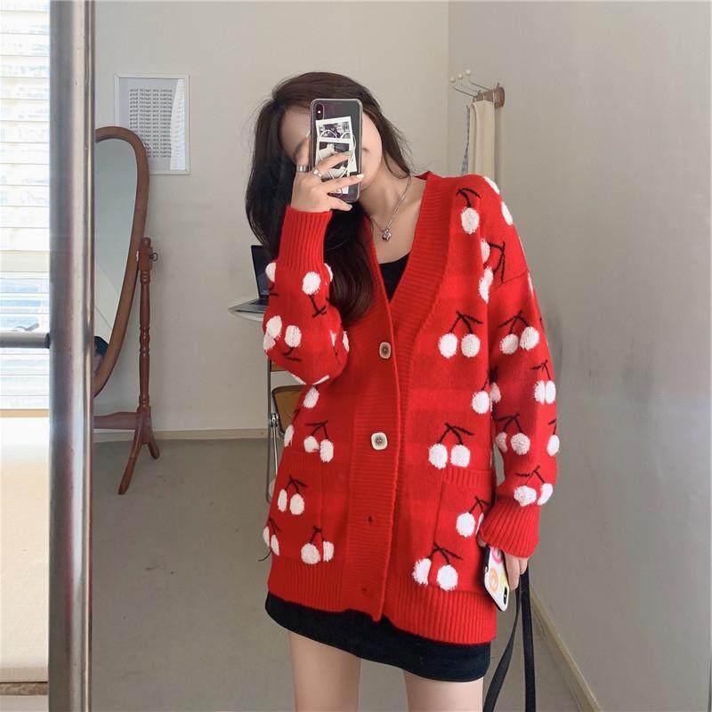 网红季新款甜美宽松2020秋冬风开衫 七色妃卫衣/绒衫