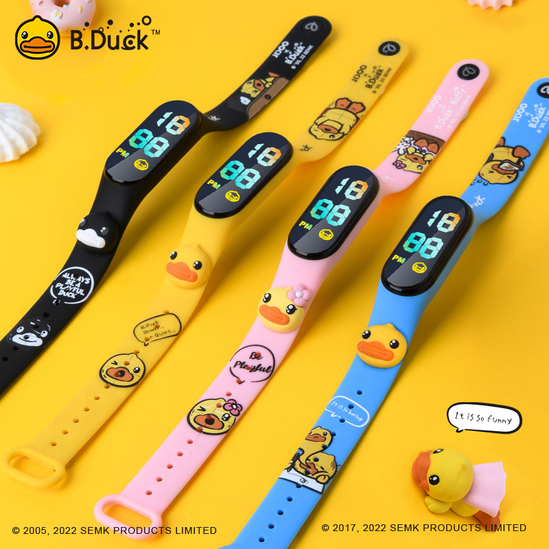 bduck小黄鸭儿童玩具2岁3手表 bduck火乐鱼儿童装饰手表