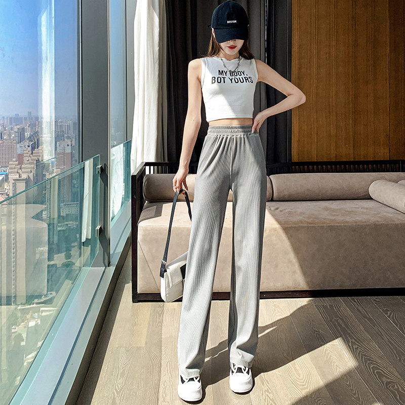  纤织桐话休闲裤