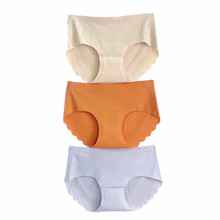 泰国天然乳胶女士抗菌冰丝内裤三条