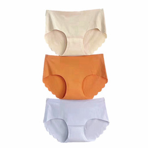 泰国天然乳胶女士抗菌冰丝内裤三条