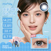Moody half-year disposable large diameter cold foam oolong colored contact lenses 1 piece fixed axis highlight