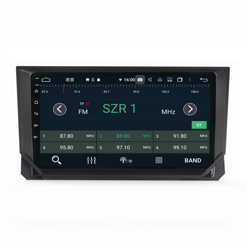 9-дюймовый большой экран 2017 18 20 21 совместим с Seat Ibiza Android навигацией
