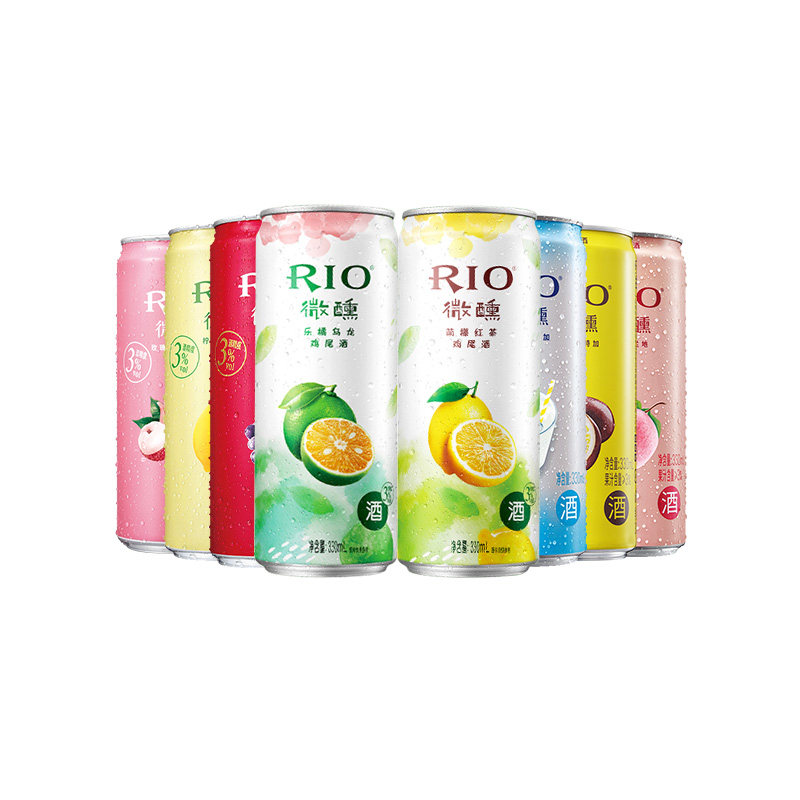 rio锐澳8口味330ml*8罐正品整箱 李涛食品预调鸡尾酒/Alcopop