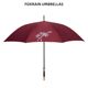 Foxrain high-end long-handled sunshade straight pole nine-tailed fox red umbrella embroidery high-end Li Dongxu same style umbrella