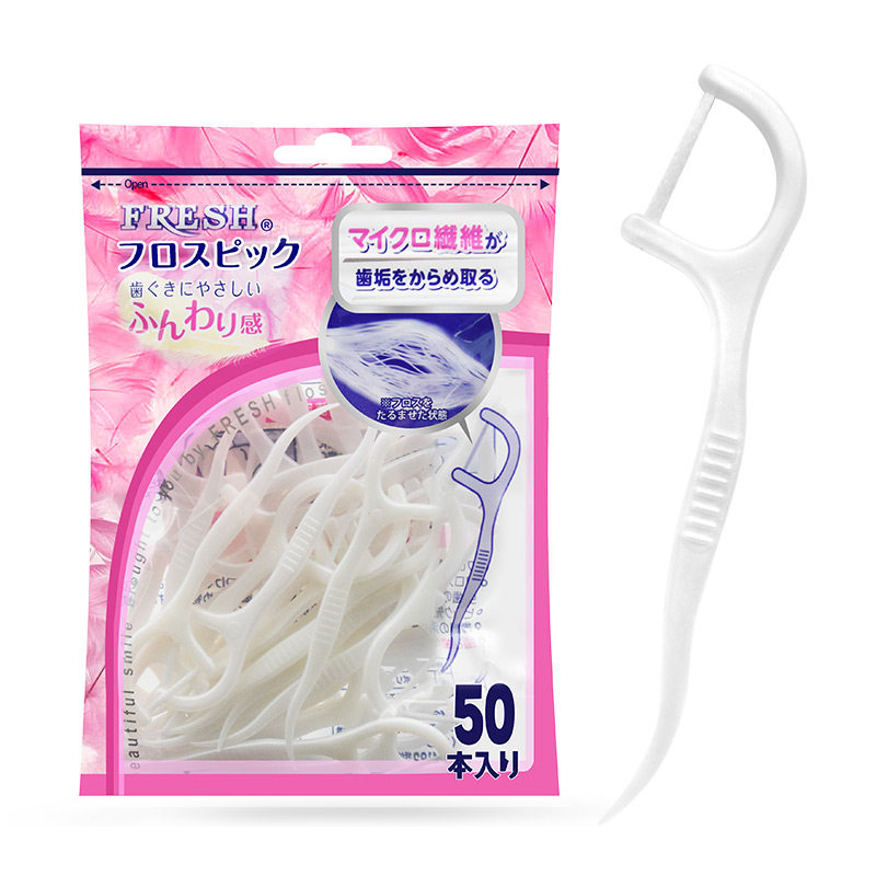 丹特博牙线日本进口扁线*牙线棒 丹特博晟溪牙线/牙线棒