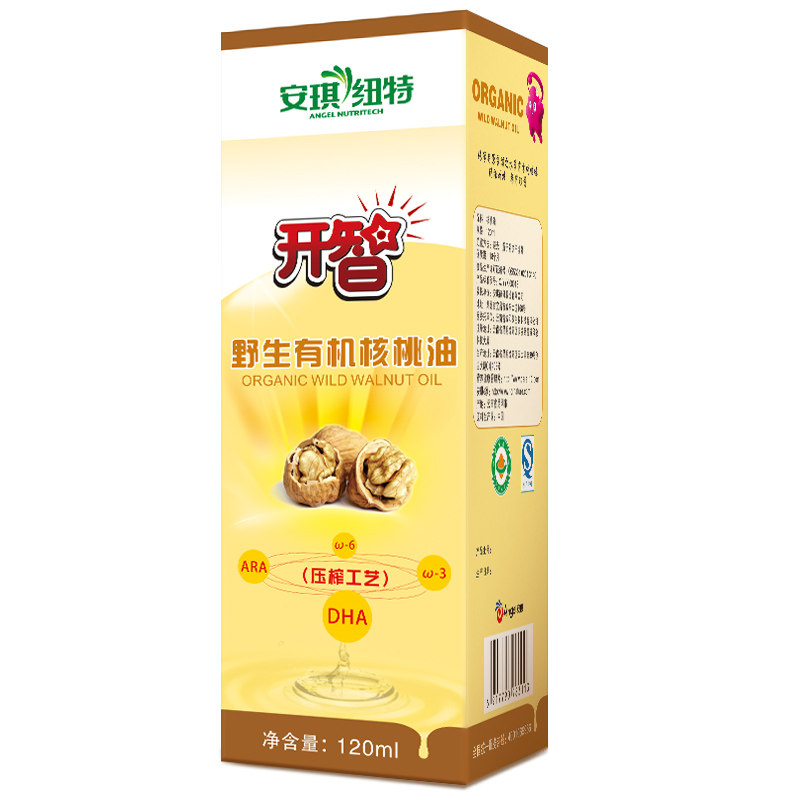 安琪纽特开智野生有机食用油核桃油 安琪纽特优瑞DHA/核桃油