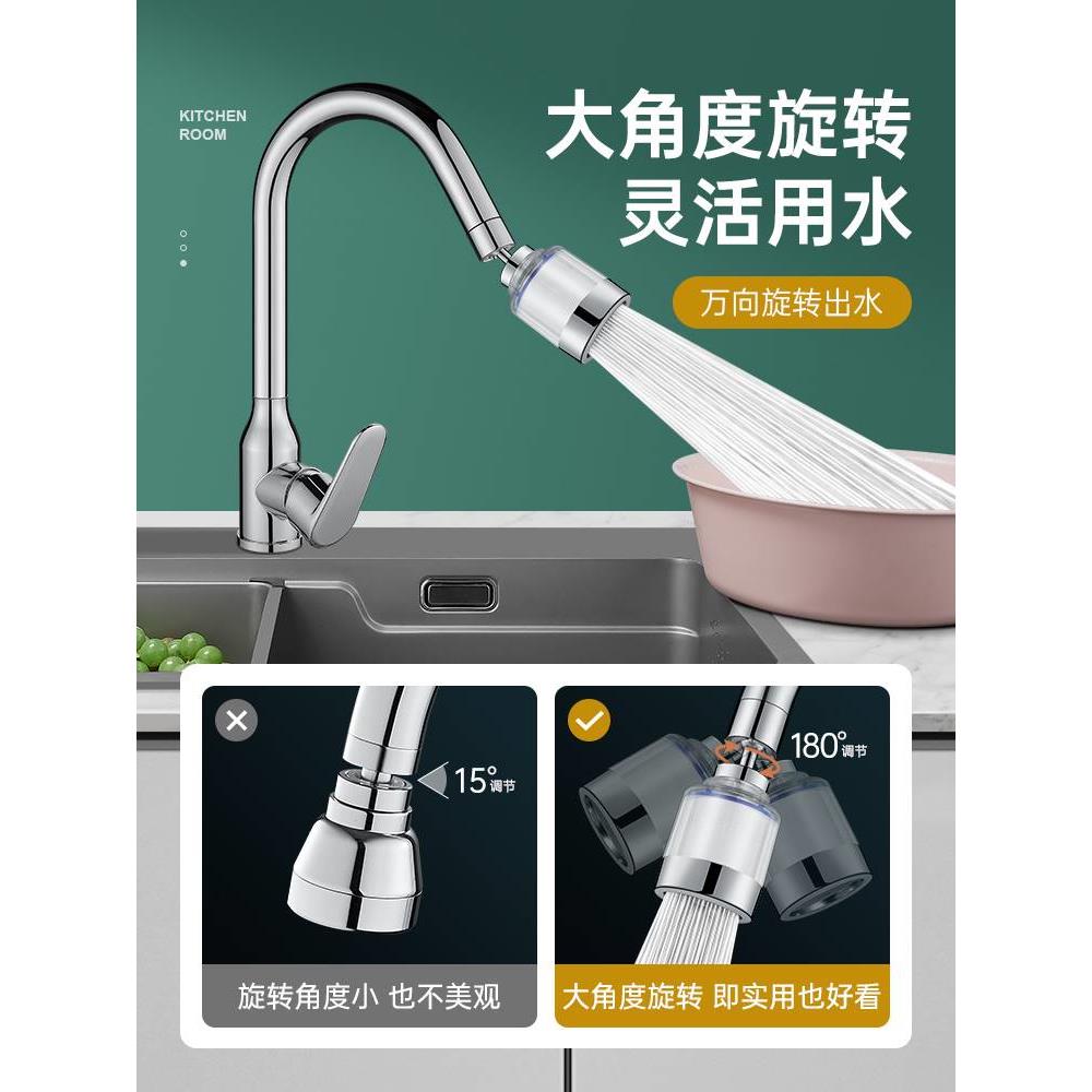 德国Degu厨房水龙头过滤器嘴自来水家用防溅水净水器净化滤芯延伸 - 图1