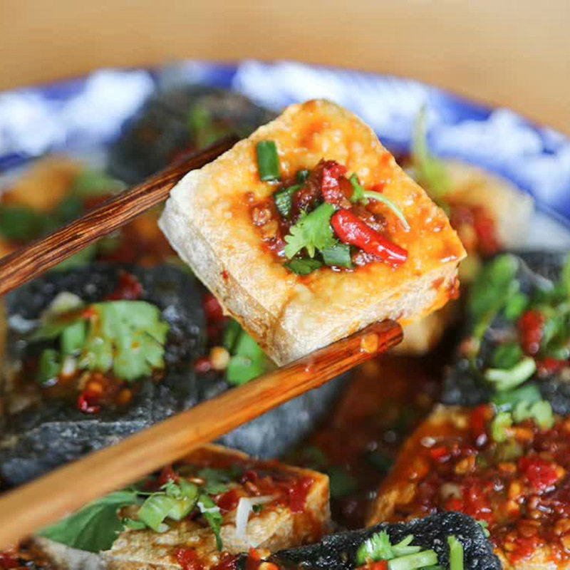 老长沙臭豆腐405g新疆西藏团购盒 胜格臭豆腐