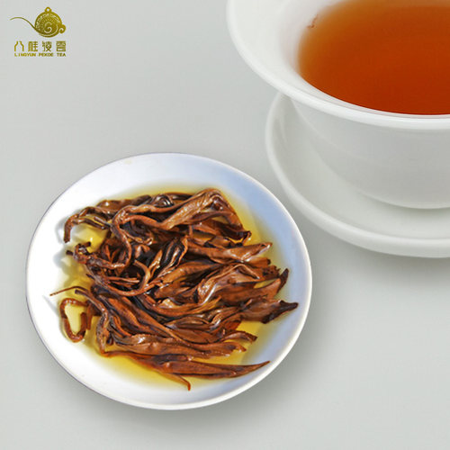 广西八桂凌云白毫一级浓醇蜜香高山红茶叶红螺茶金螺王罐装送礼 - 图1