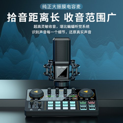 maono闪克AM200唱歌直播声卡设备全套手机k歌专用录音电脑麦克风 - 图2