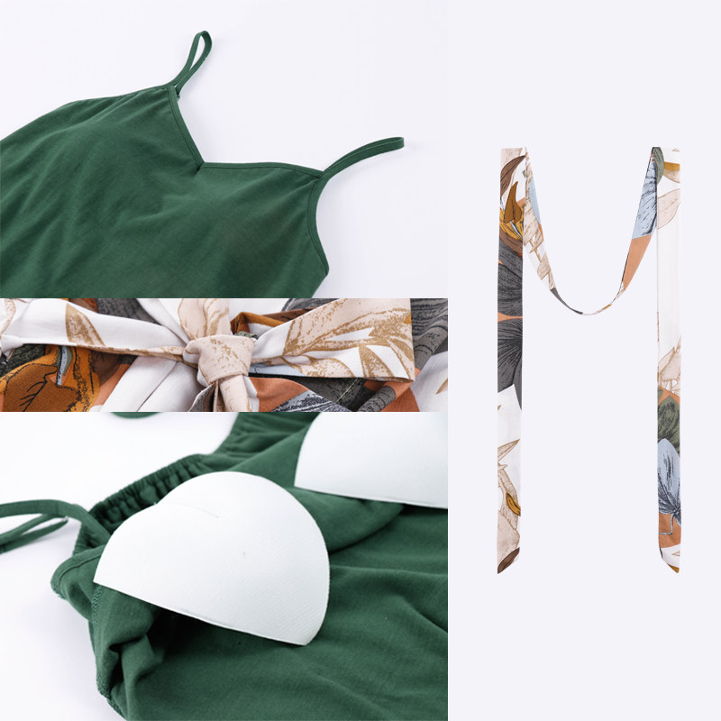 冰丝夏季带胸垫长袖仿真丝绸睡袍 冷画睡衣/家居服套装