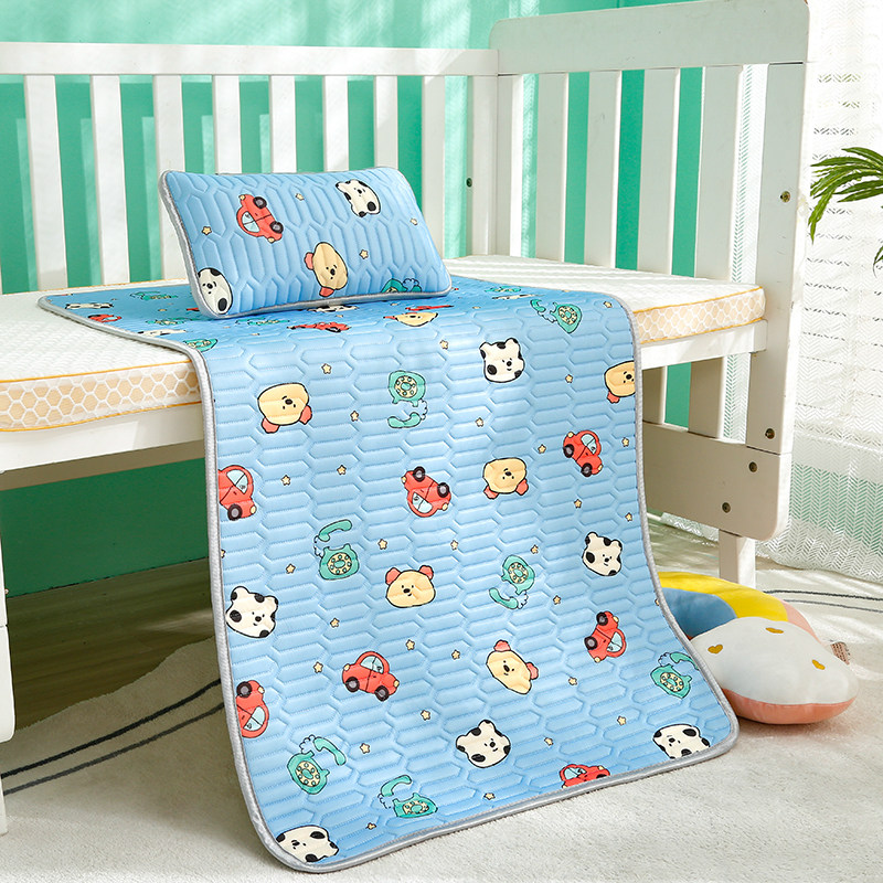 婴儿凉席儿童幼儿园乳胶凉席夏季宝宝午睡专用凉垫拼接床冰丝软席