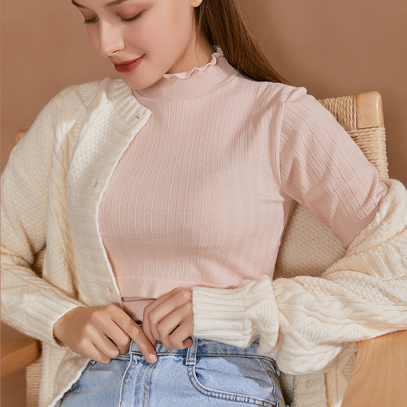 哺乳秋衣喂奶单件秋冬月子服睡衣 启孕秋衣