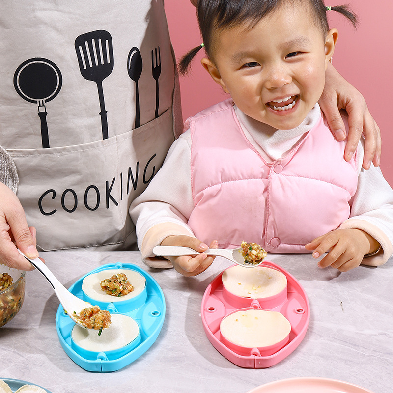 双格包饺子模具厨房快速包饺子神器懒人手动馄饨水饺压皮器专用