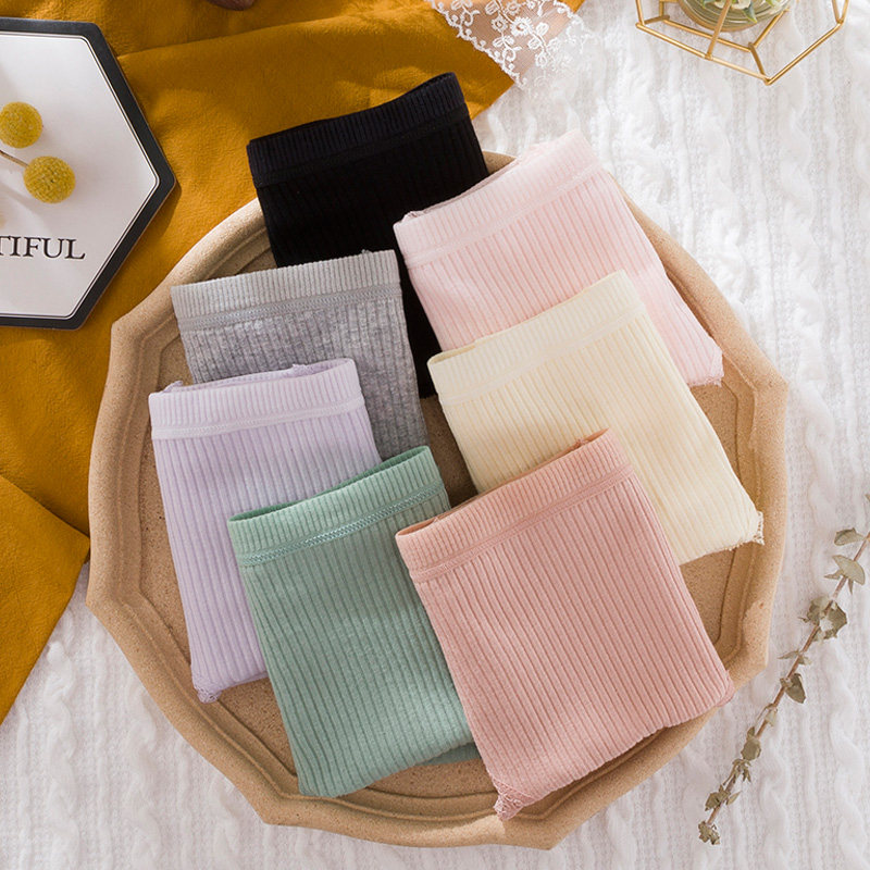 大码都市100%纯棉丽人高腰三角裤 姬川咣内裤