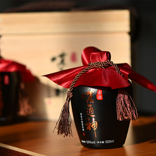 义庆隆 味通神老白干酒 53度500ml*4瓶木盒装 粮食酒衡水特产 - 图2