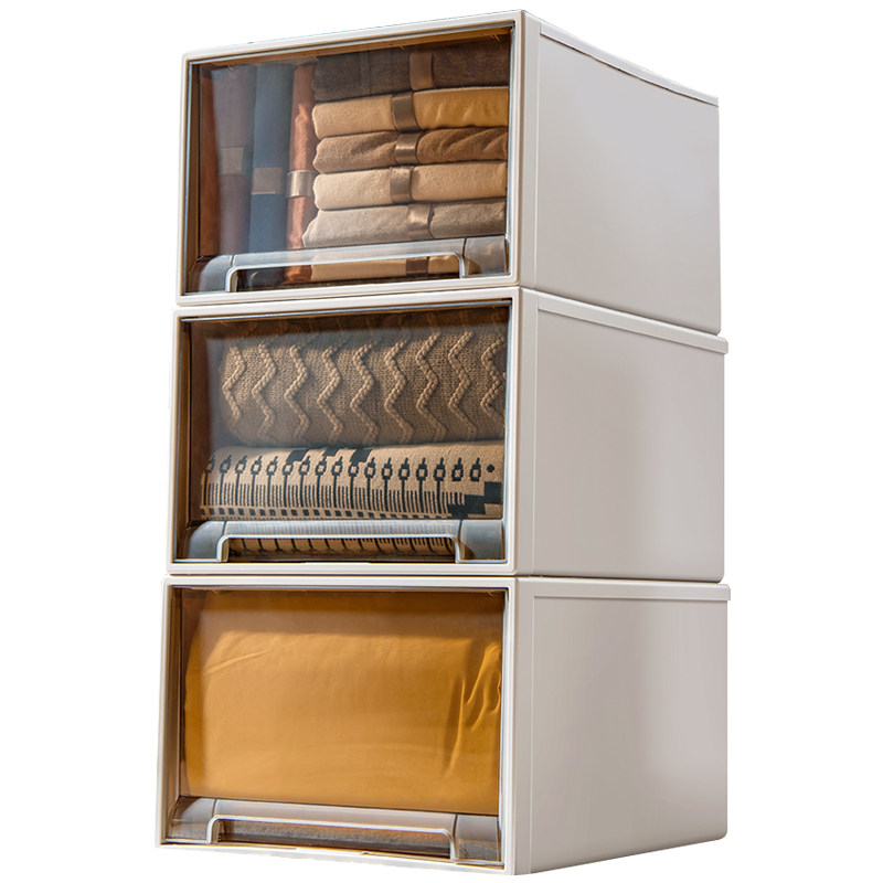 XH透明抽屉收纳箱家用衣柜收纳整理箱衣服储物箱抽屉式居家搬运带,淘宝优惠券,粉丝福利购,淘宝优惠卷