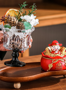 高级感香薰扩香石家用玄关招财创意装饰摆件无火香氛晶石家居饰品