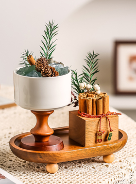 创意肉桂生财招财摆件乔迁新居布置装饰品入户玄关香薰精油扩香木