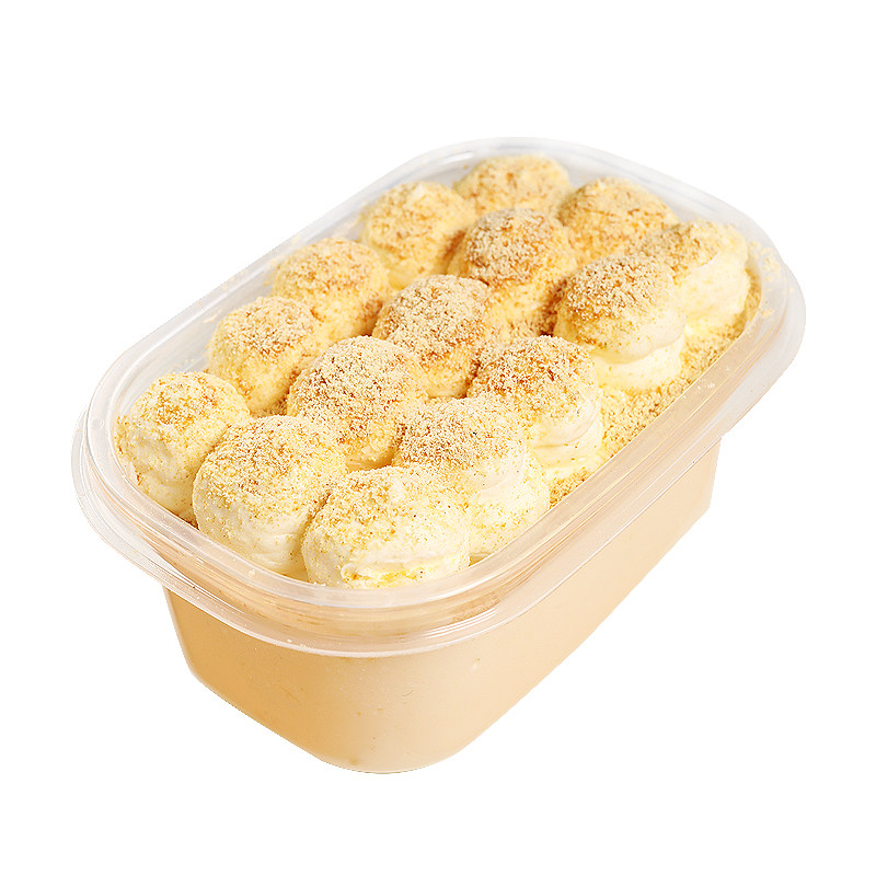 桃默默网红豆乳榴莲千层慕斯盒子 桃默默西式糕点