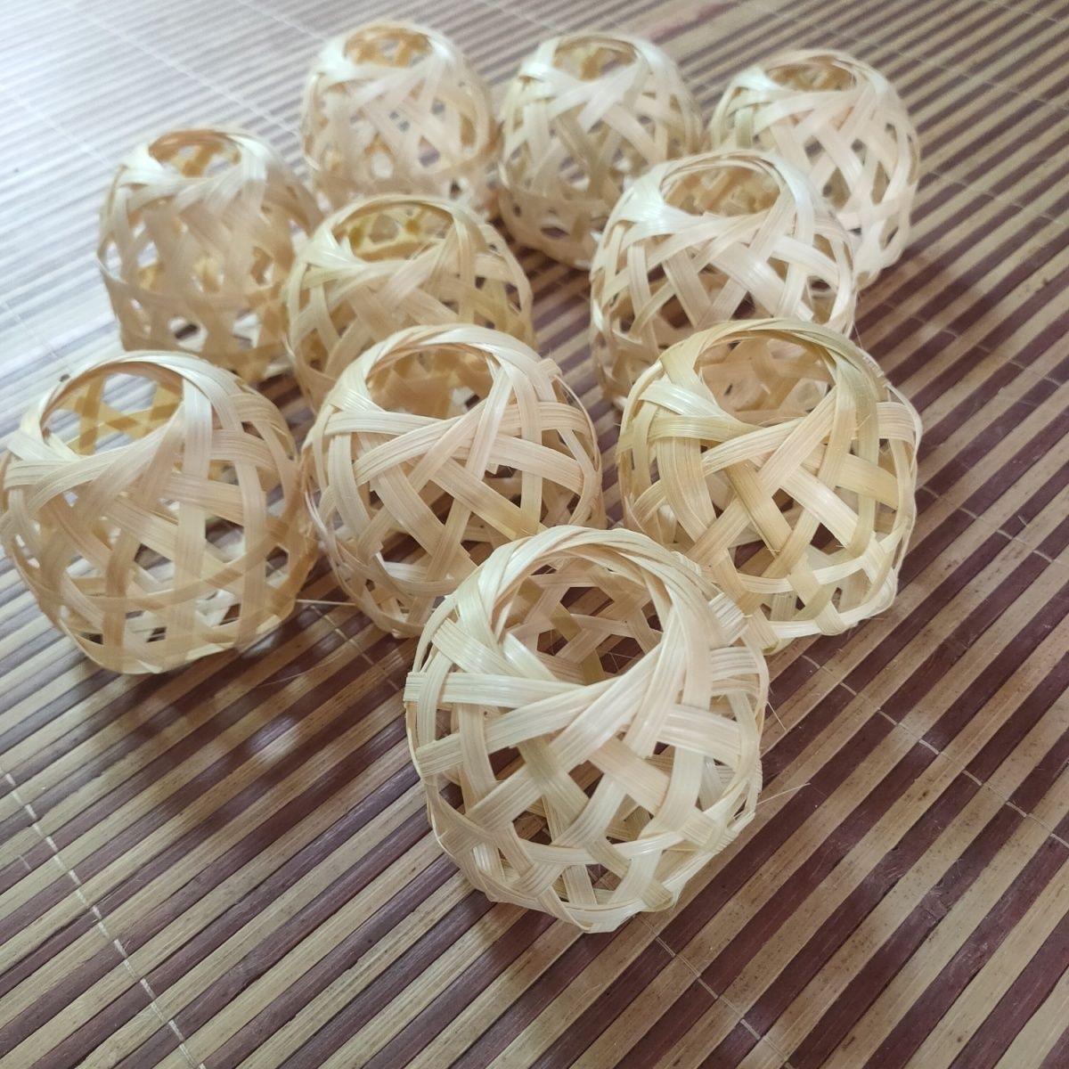 产地供应精品手工竹编小灯笼小鸟笼DIY竹质编织灯笼工艺品定制