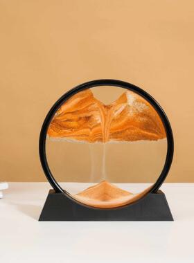 爆款3d流沙画客厅摆件创意3d立体沙漏画动景装饰家居礼物