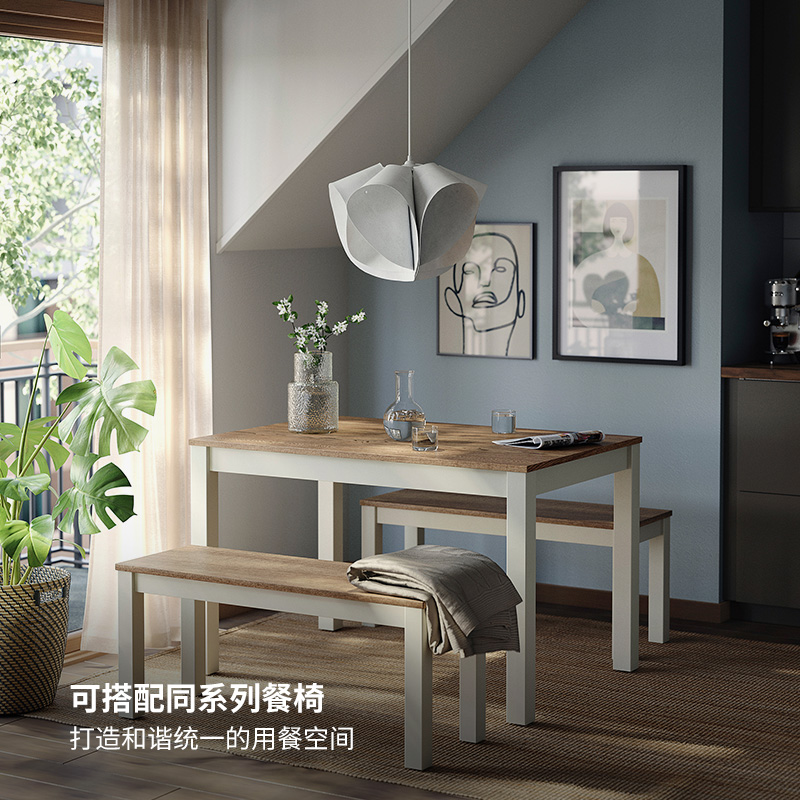 【新品】IKEA宜家ALHULT阿胡特桌子餐桌小户型方桌饭桌家用 - 图3