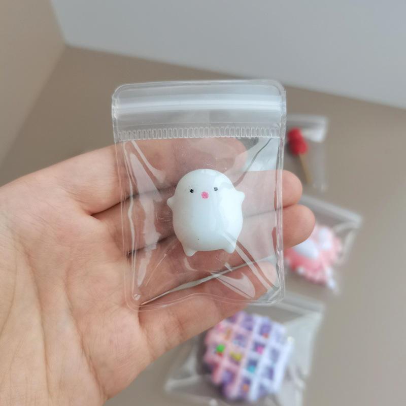 Eva pinch bag decompression toy transparent pvc pinch storage bag hand-made jewelry food toy self-explosion model