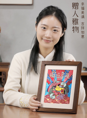 礼师傅藏族守护神吉祥天母唐卡画