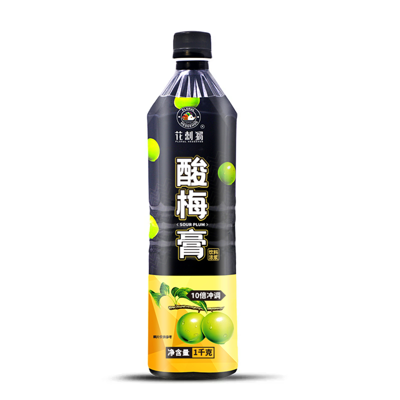 火锅店同款浓缩酸梅膏1.0KG酸梅汤浓浆乌梅汁饮料商用1:10酸梅汁 - 图3