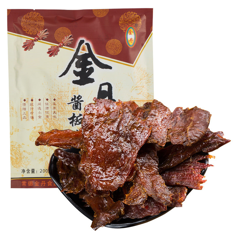 金丹酱板200g湖南特产风干牛肉干 金丹牛肉类